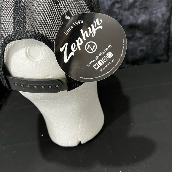 Michigan Upper Peninsula Green Black Mesh Baseball Cap SnapBack Zephyr ZHat NWT - Picture 4 of 8